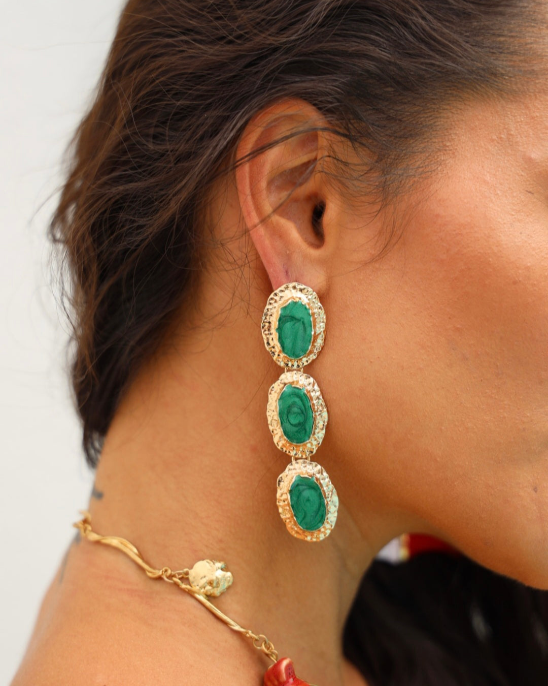 Bazaar Earring Green