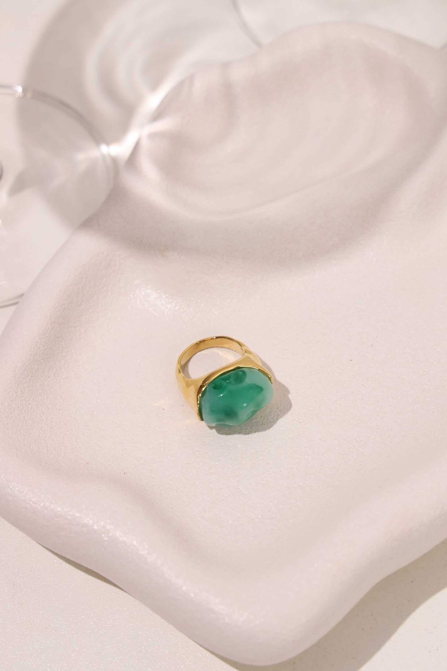 Martini Mode Ring Jade