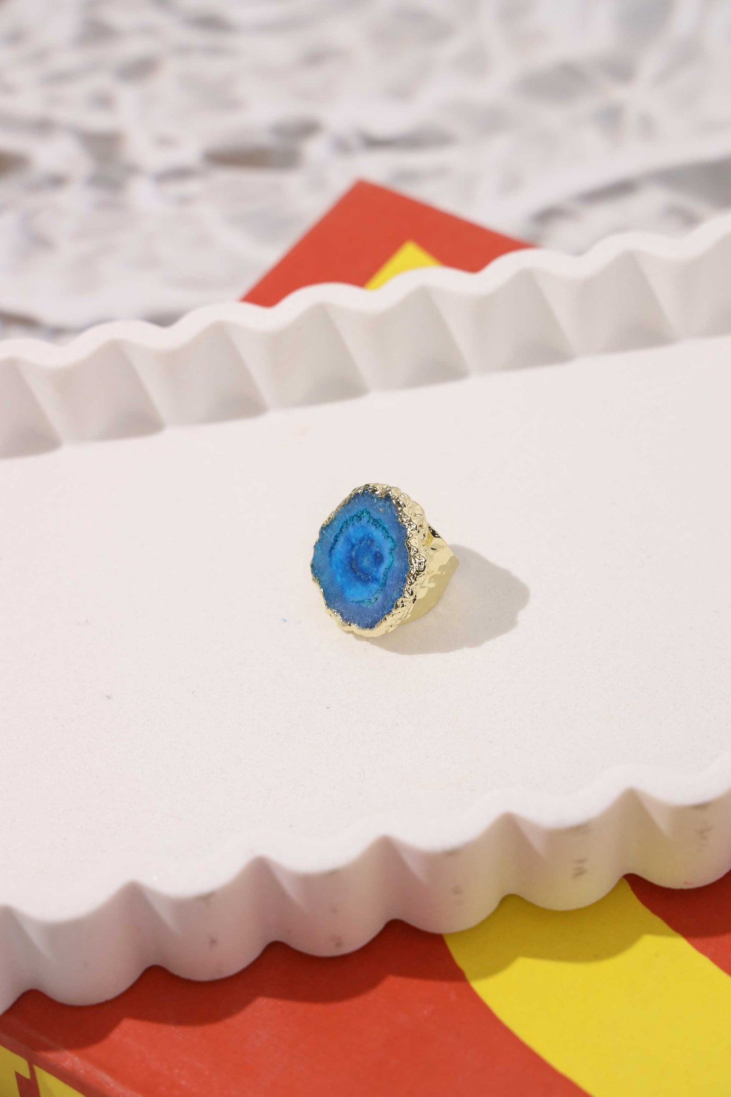 Ocean Wisdom in Turquoise Ring