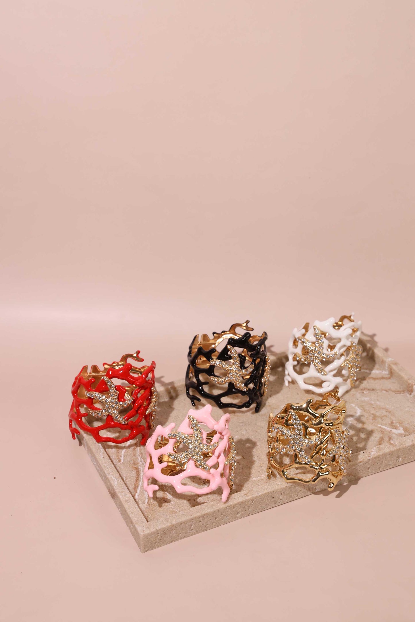 Underwater Galavanting Cuff in White