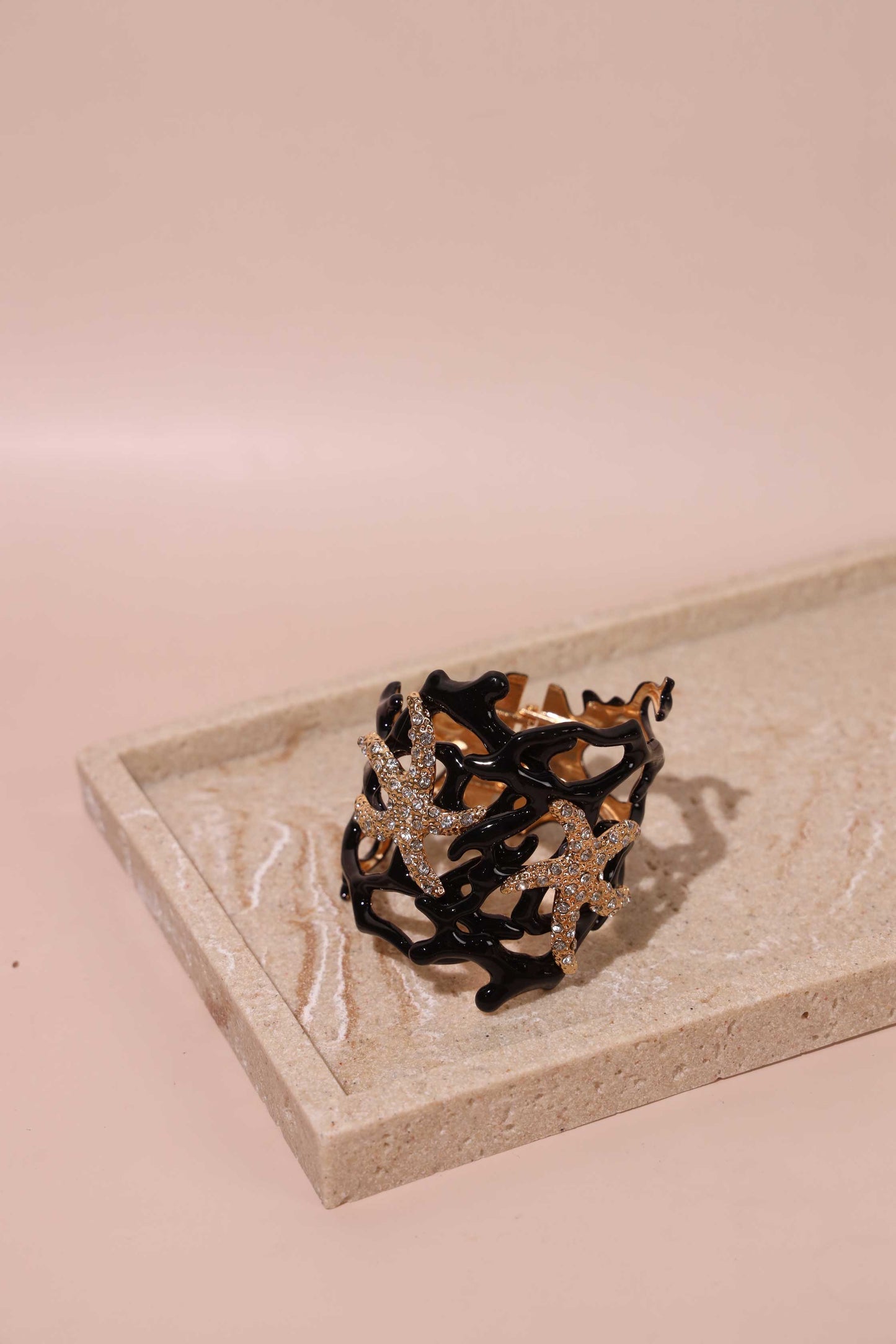 Underwater Galavanting Cuff in Black