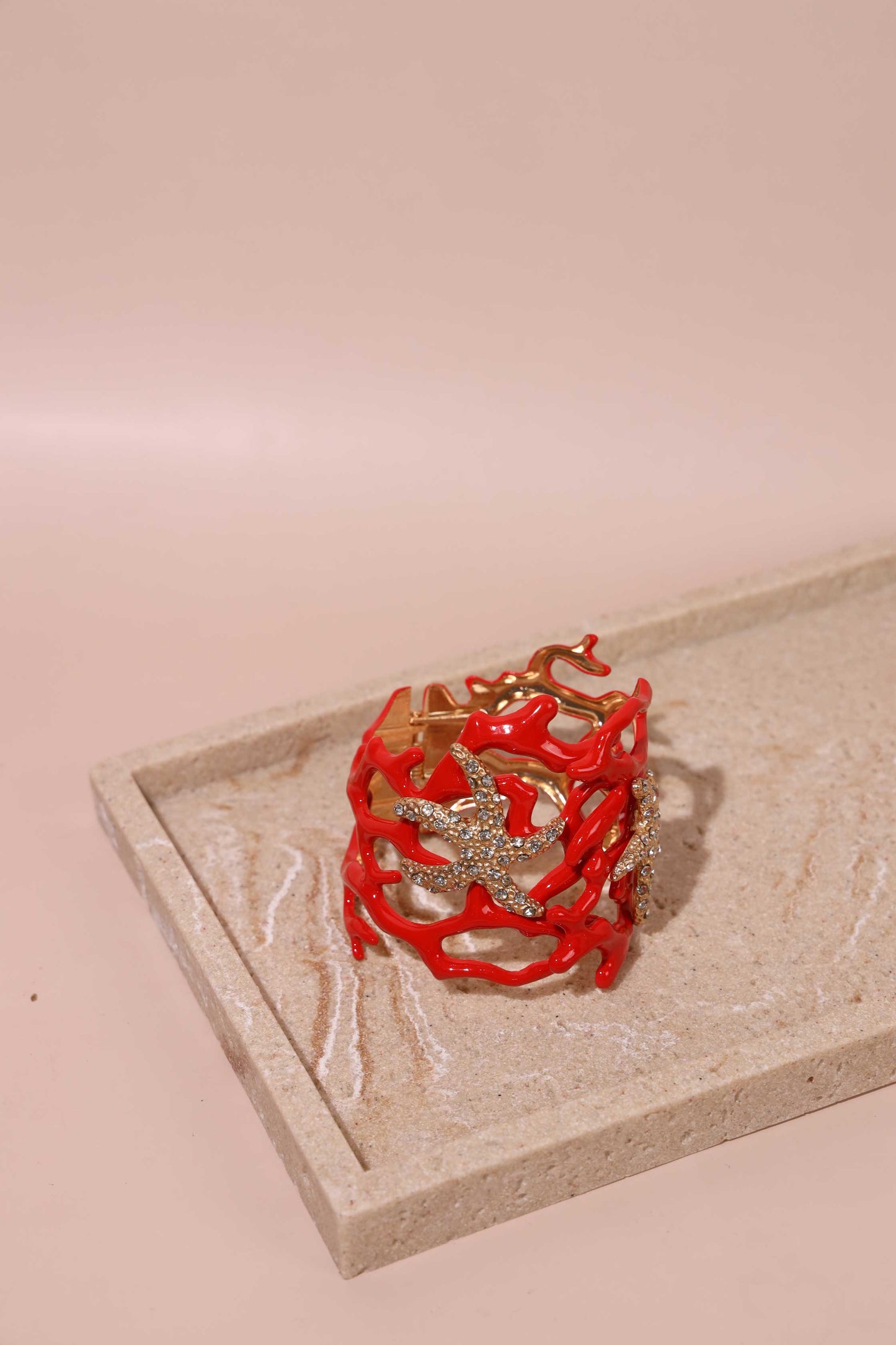 Underwater Galavanting Cuff in Red