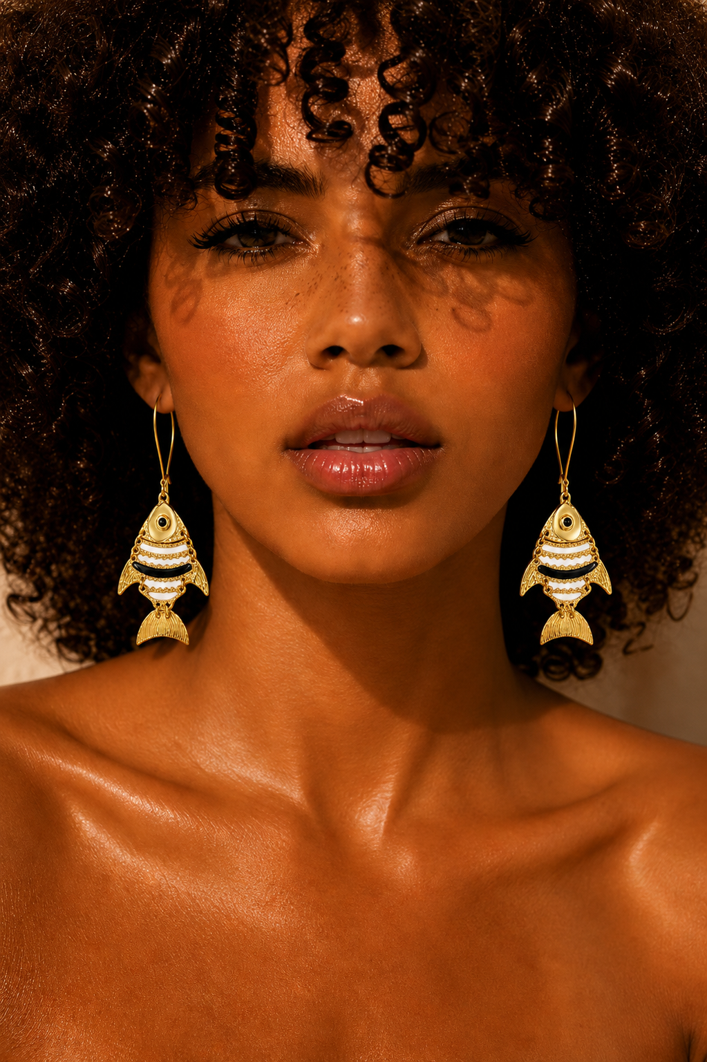 Lucky Goldfish Drop Earrings