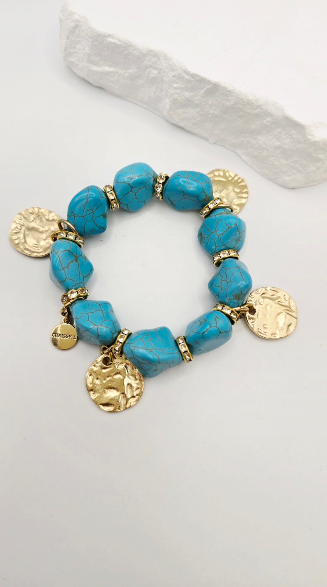 Capri Azure Coin Bracelet