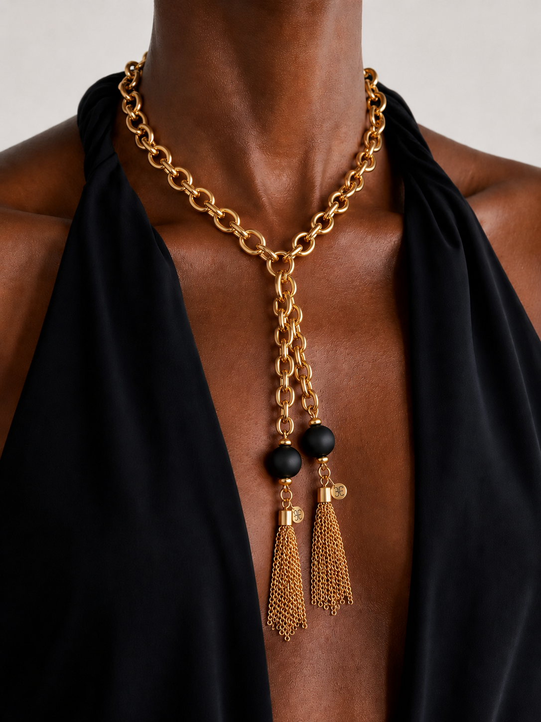 Amalfi Eclipse Lariat Necklace
