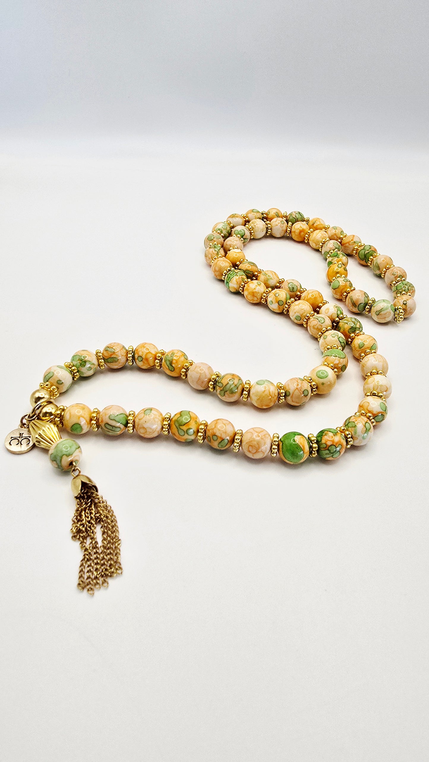 Cruz Charm Necklace Citrus
