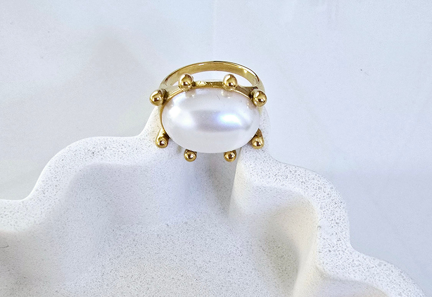 Luxe Ring Pearl