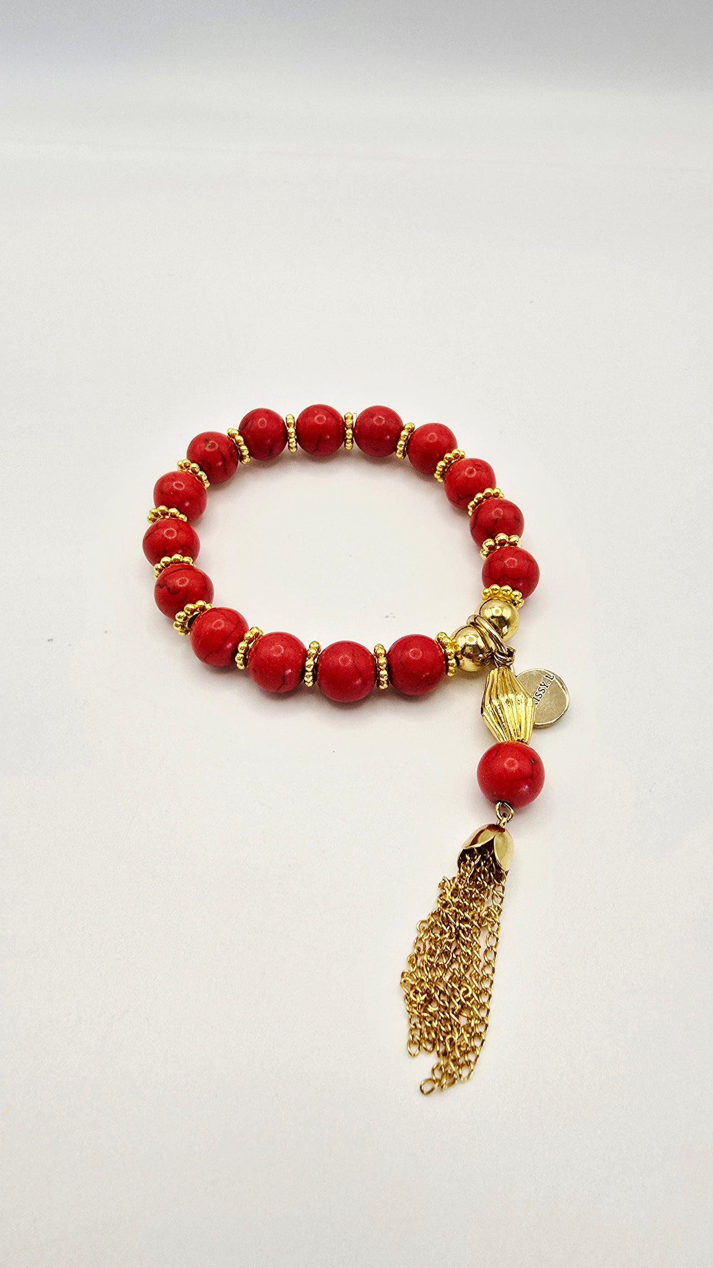 Cruz Charm Bracelet Sangria