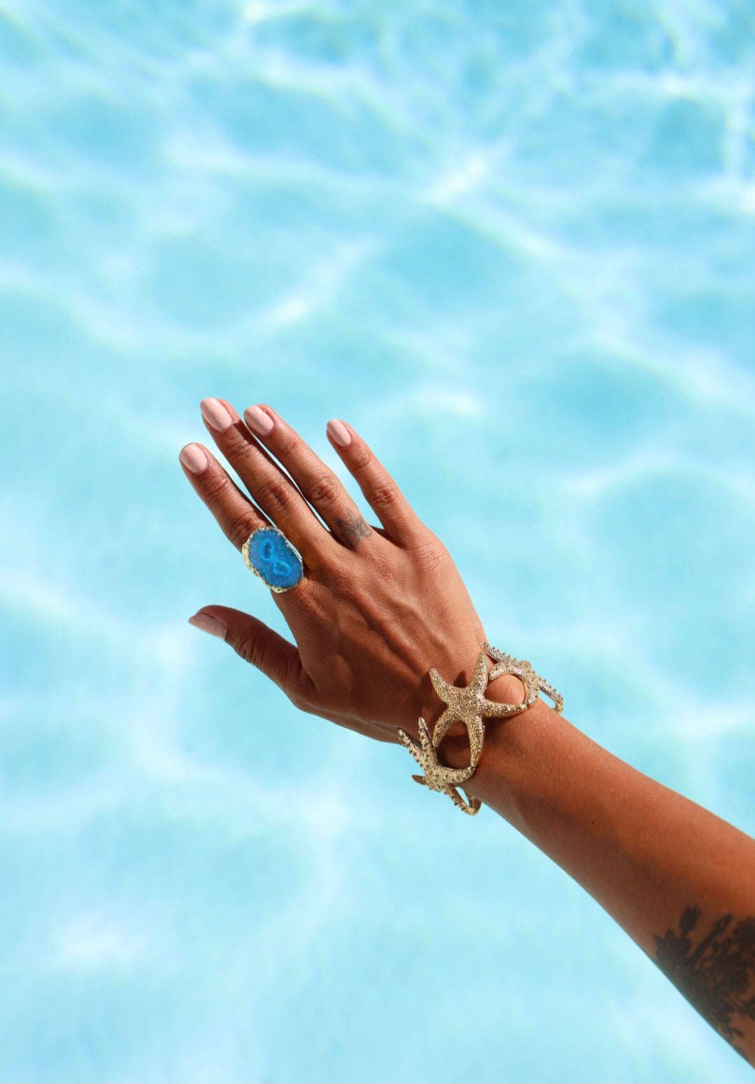 Ocean Wisdom in Turquoise Ring