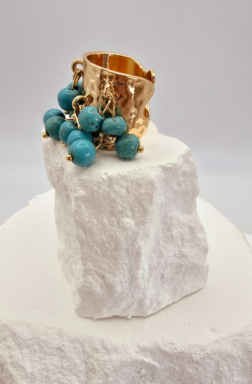 Disco Turquoise Ring
