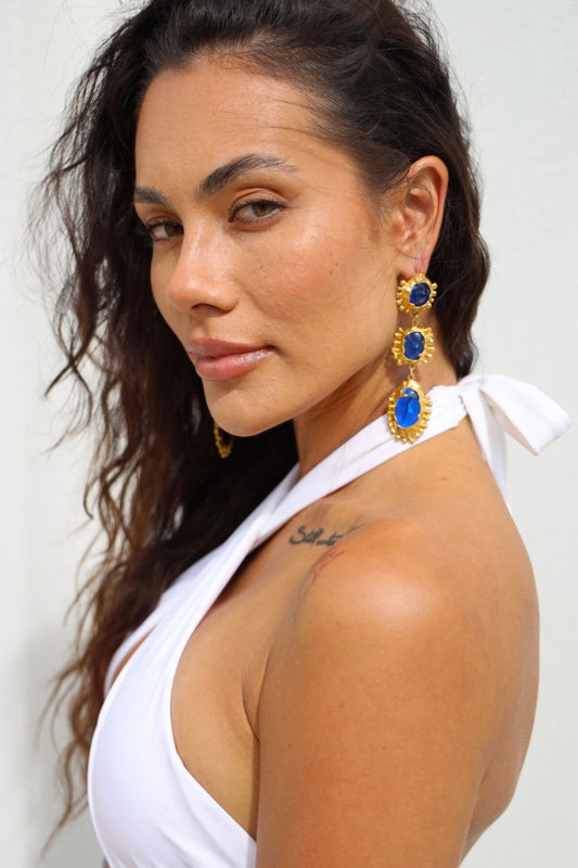 Moonlit Riviera Earring Blue