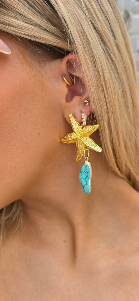 Astra Star Earrings