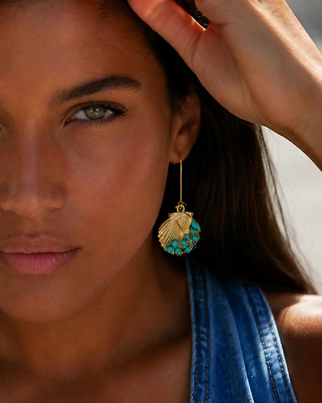 Amalfi Shell Drop Earings