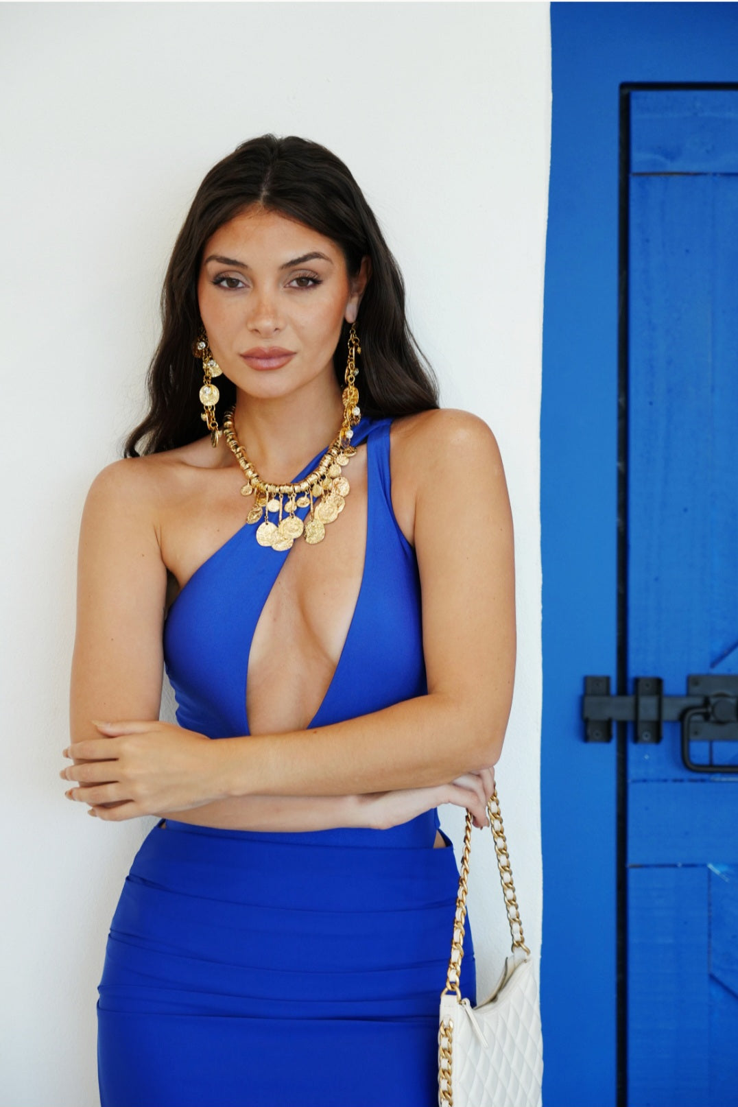 Capri Coin Cascade Earrings