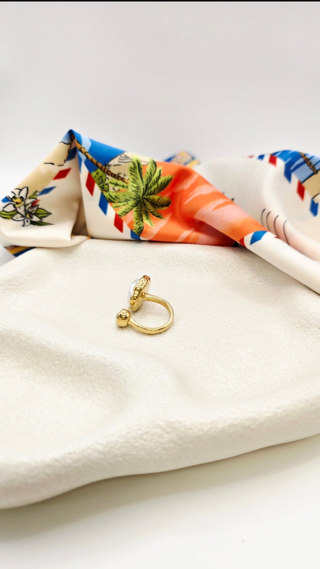 Bianca Crystal Duo Ring