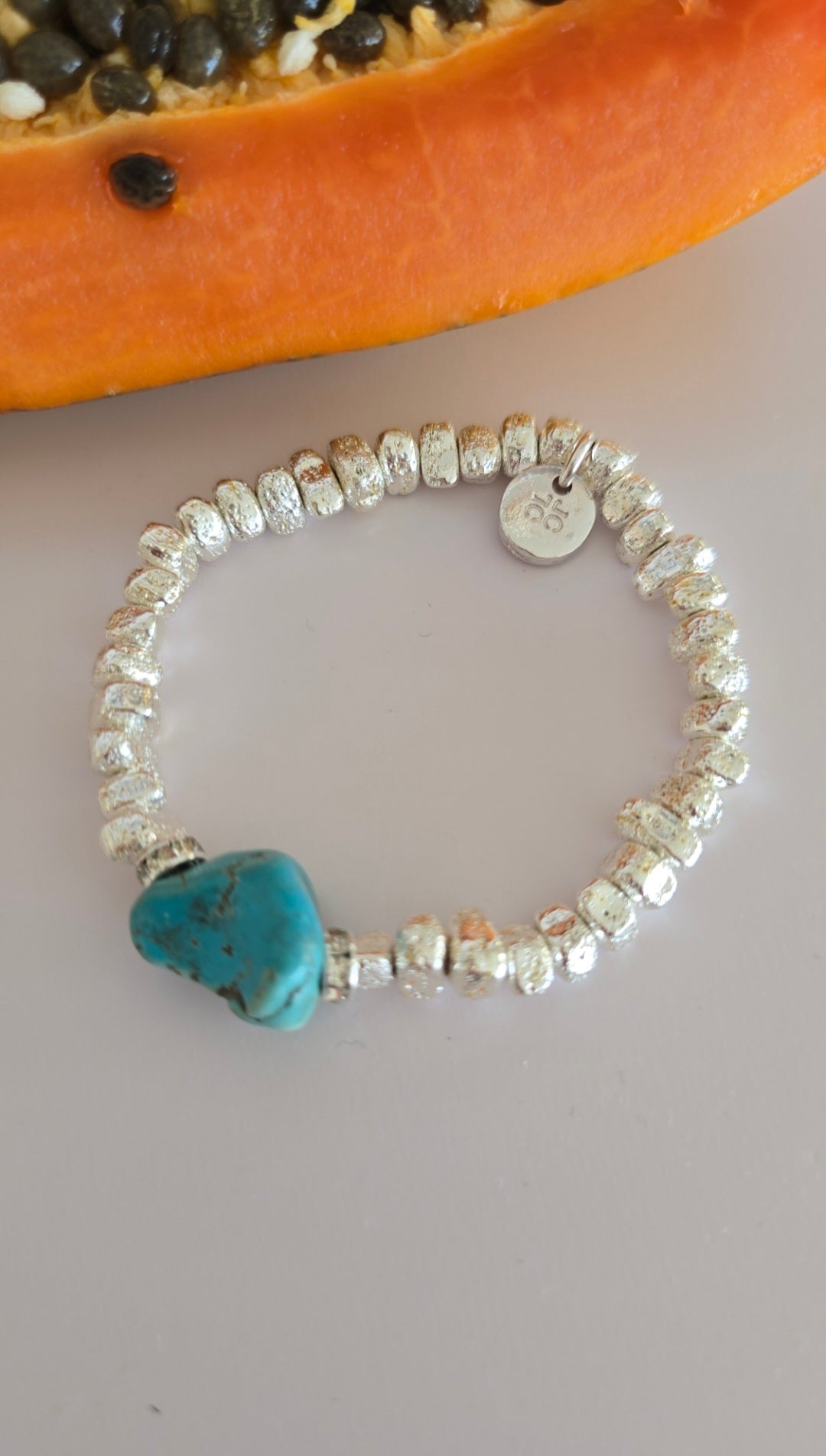 Amalfi Silver Turquoise Bracelet