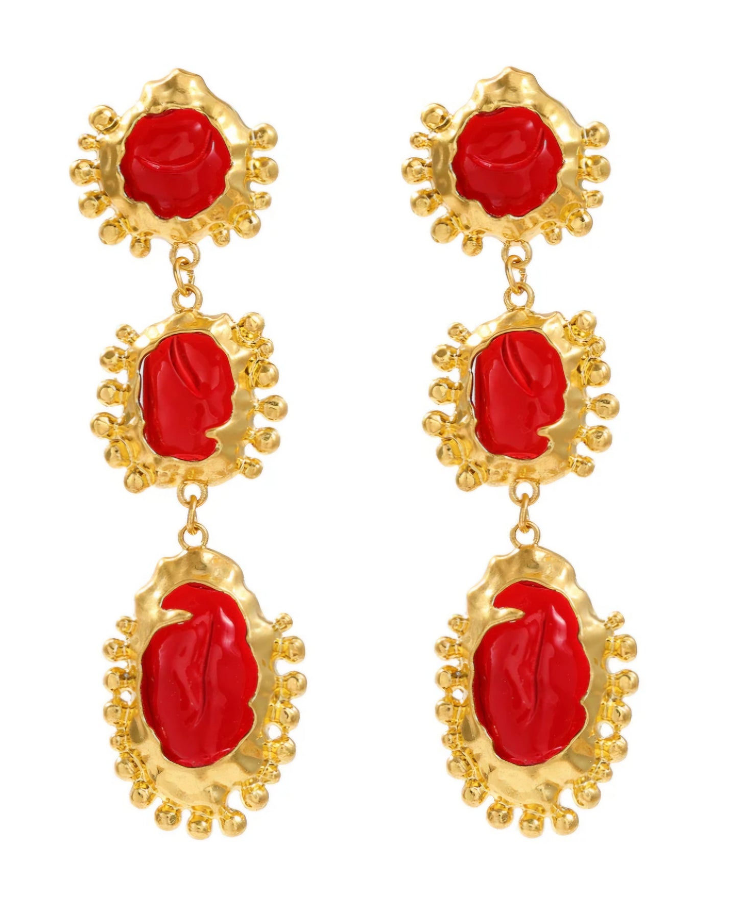 Moonlit Riviera Earring Red