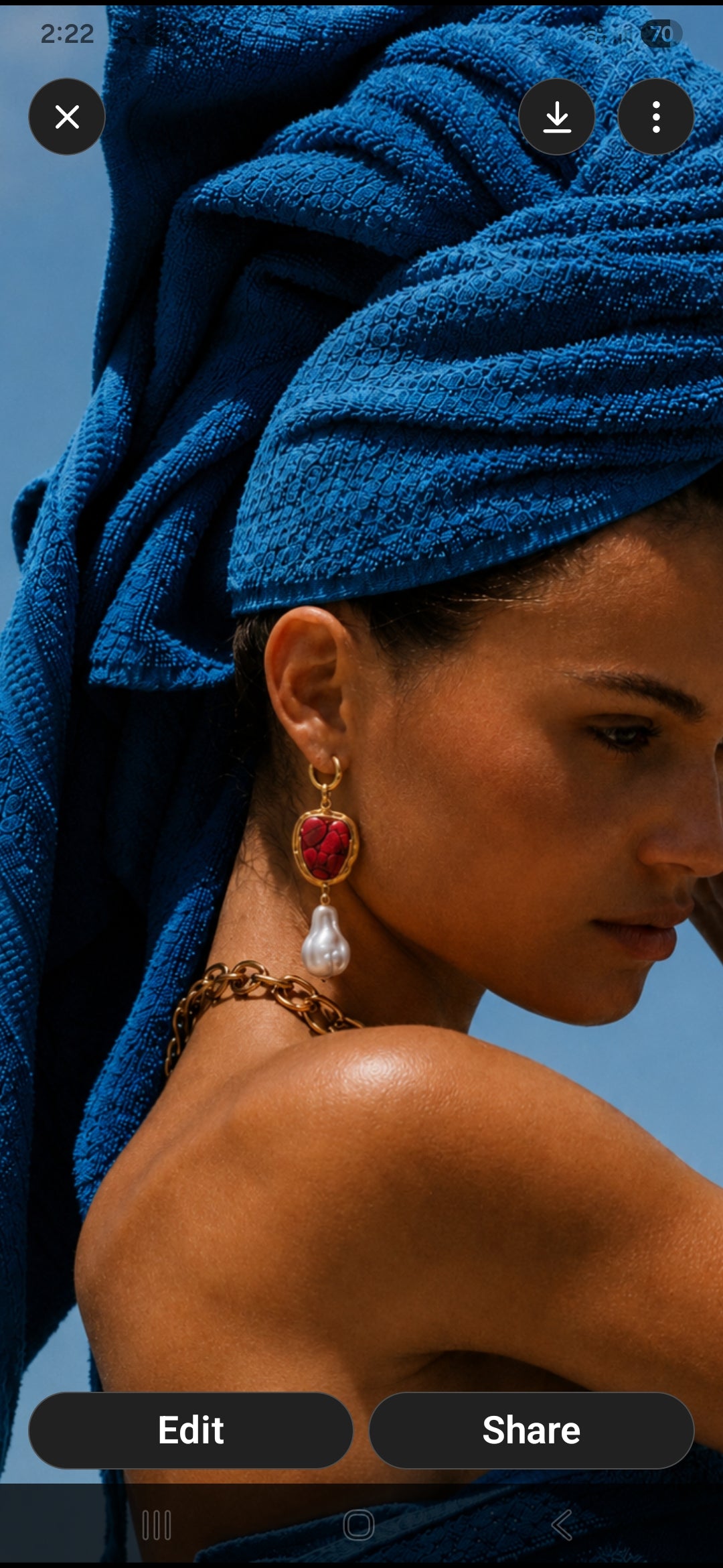 Amalfi Corale Drop Earring