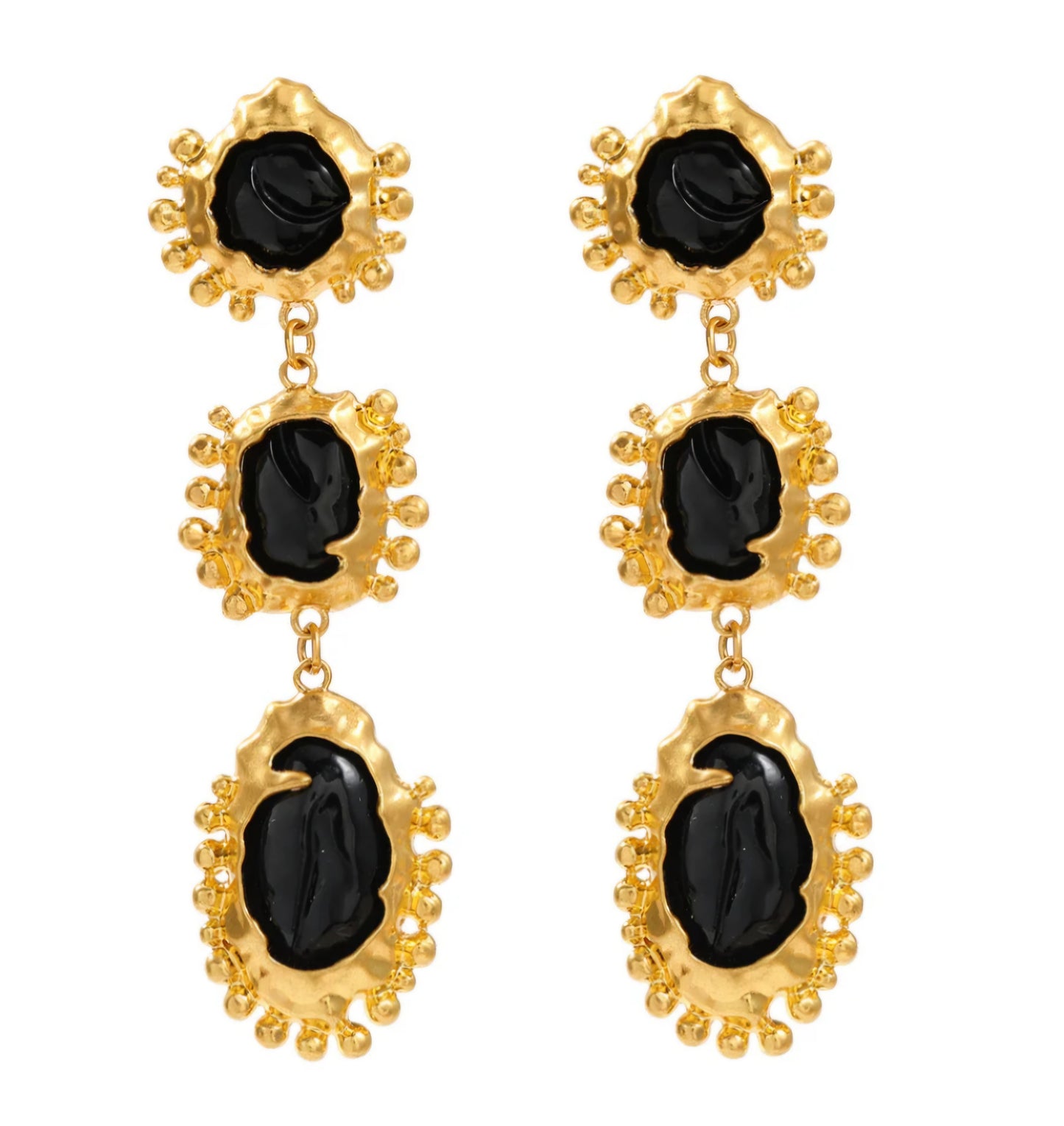 Moonlit Riviera Earring Black