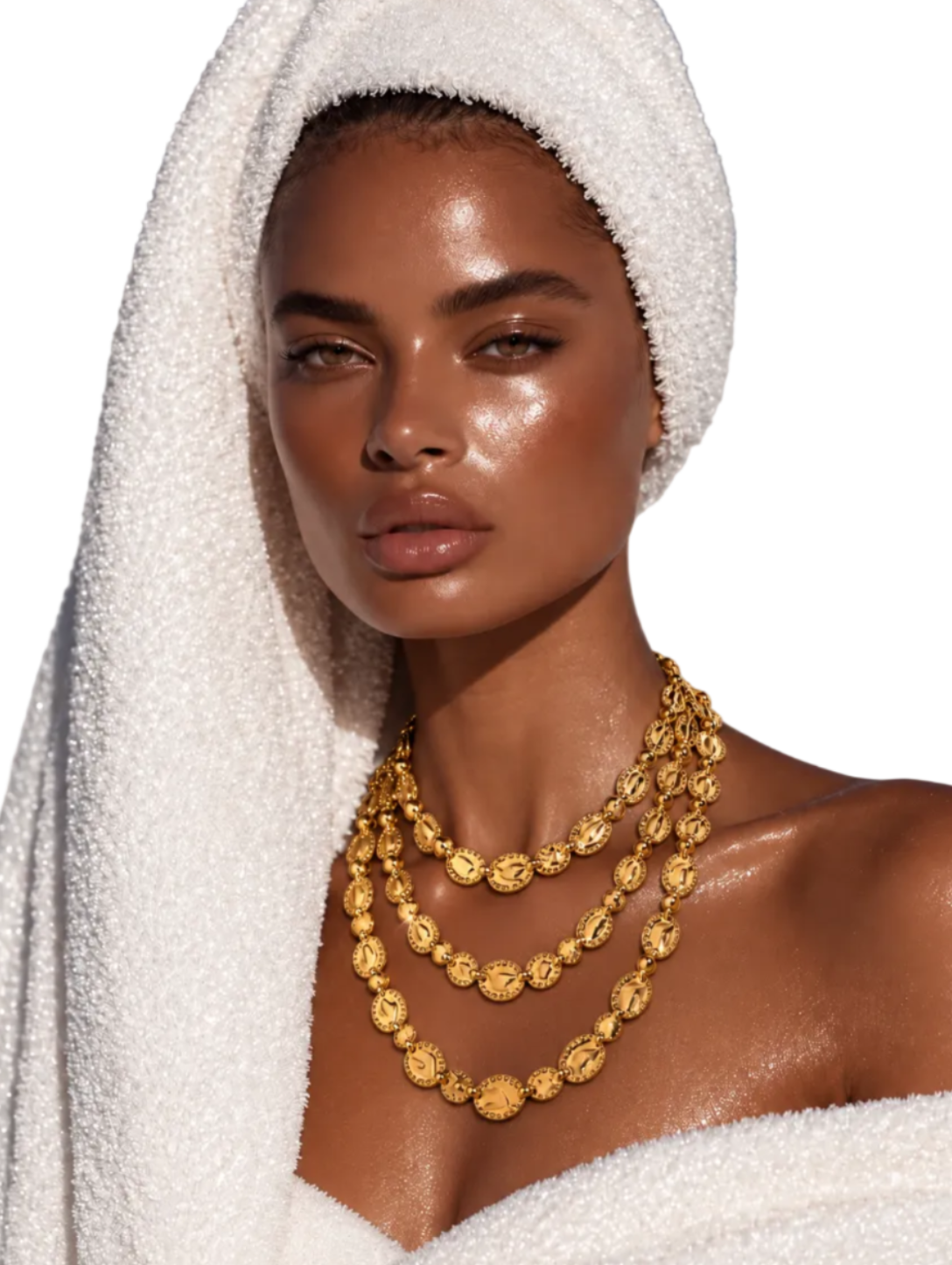 Golden Boheme Triple Gold Necklace