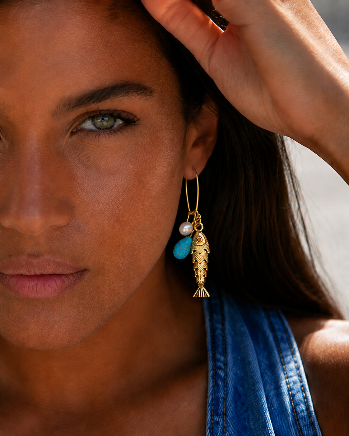 Amalfi Pesce Drop Earrings