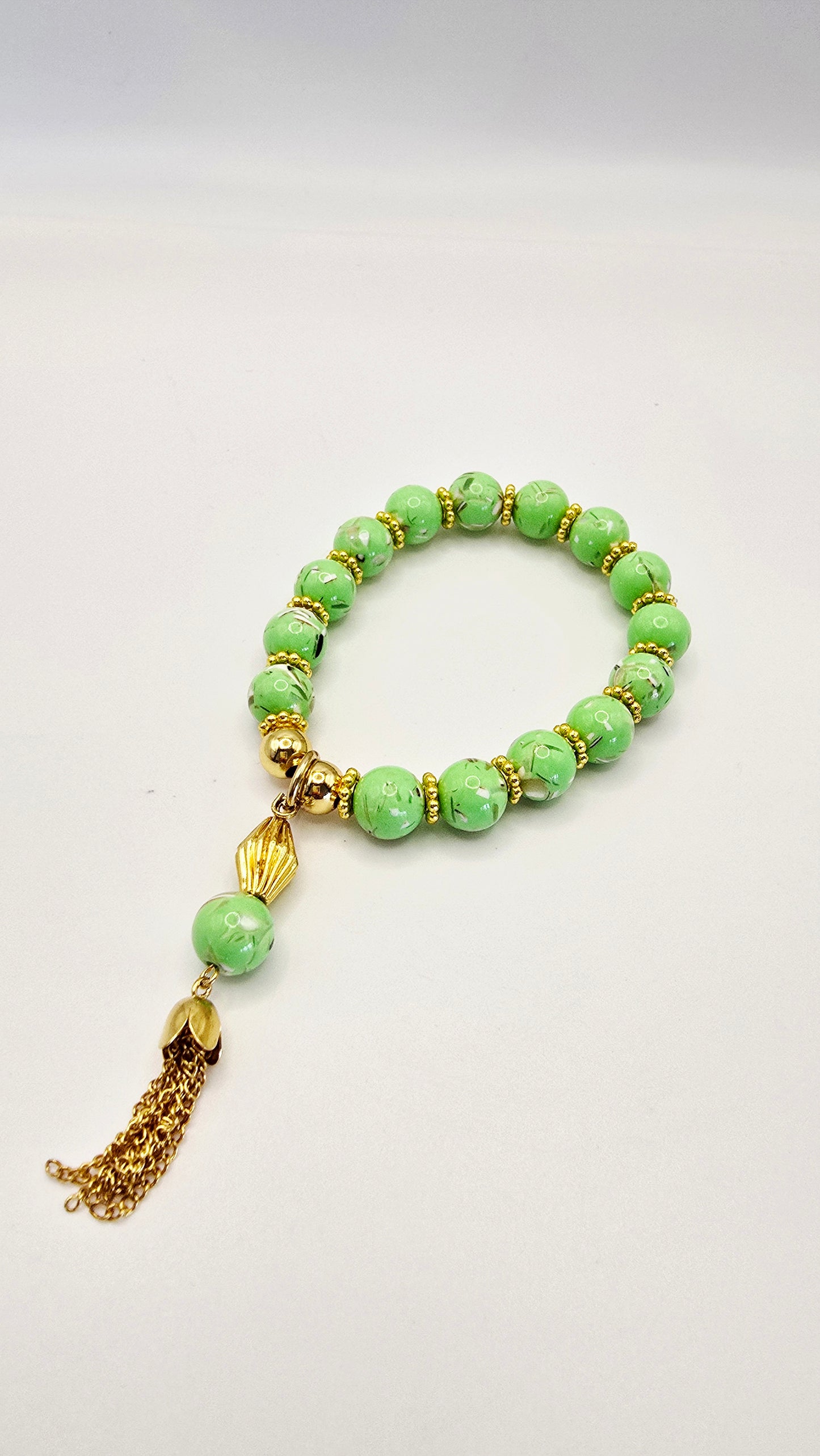 Cruz Charm Bracelet Pistachio