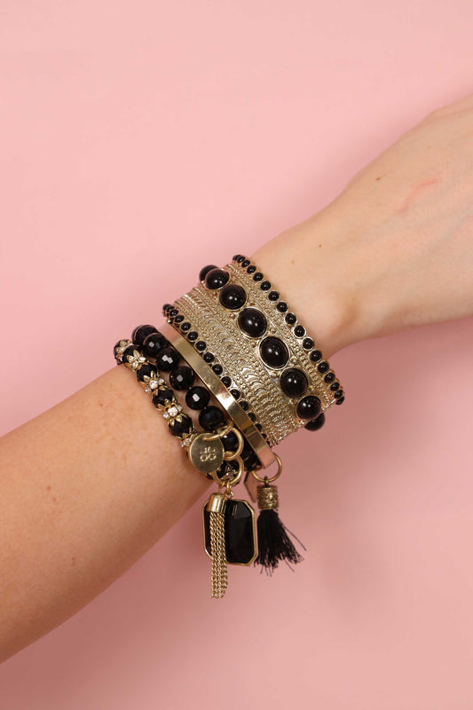 Starlit Disco Bangle Stack