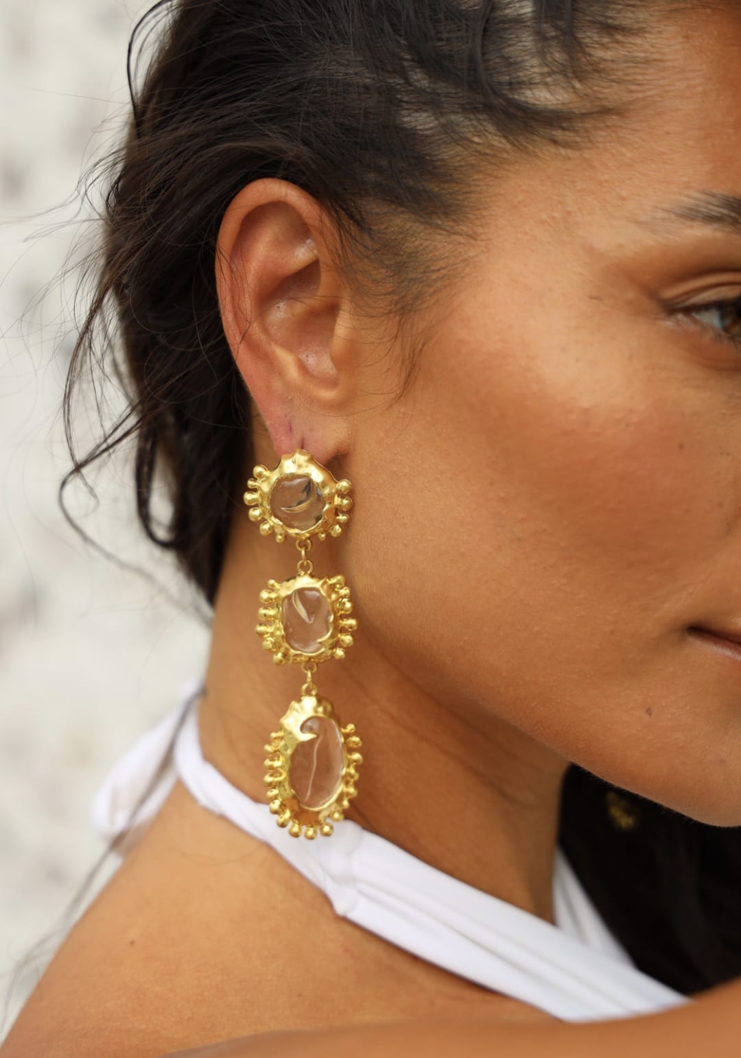 Moonlit Riviera Earring Clear
