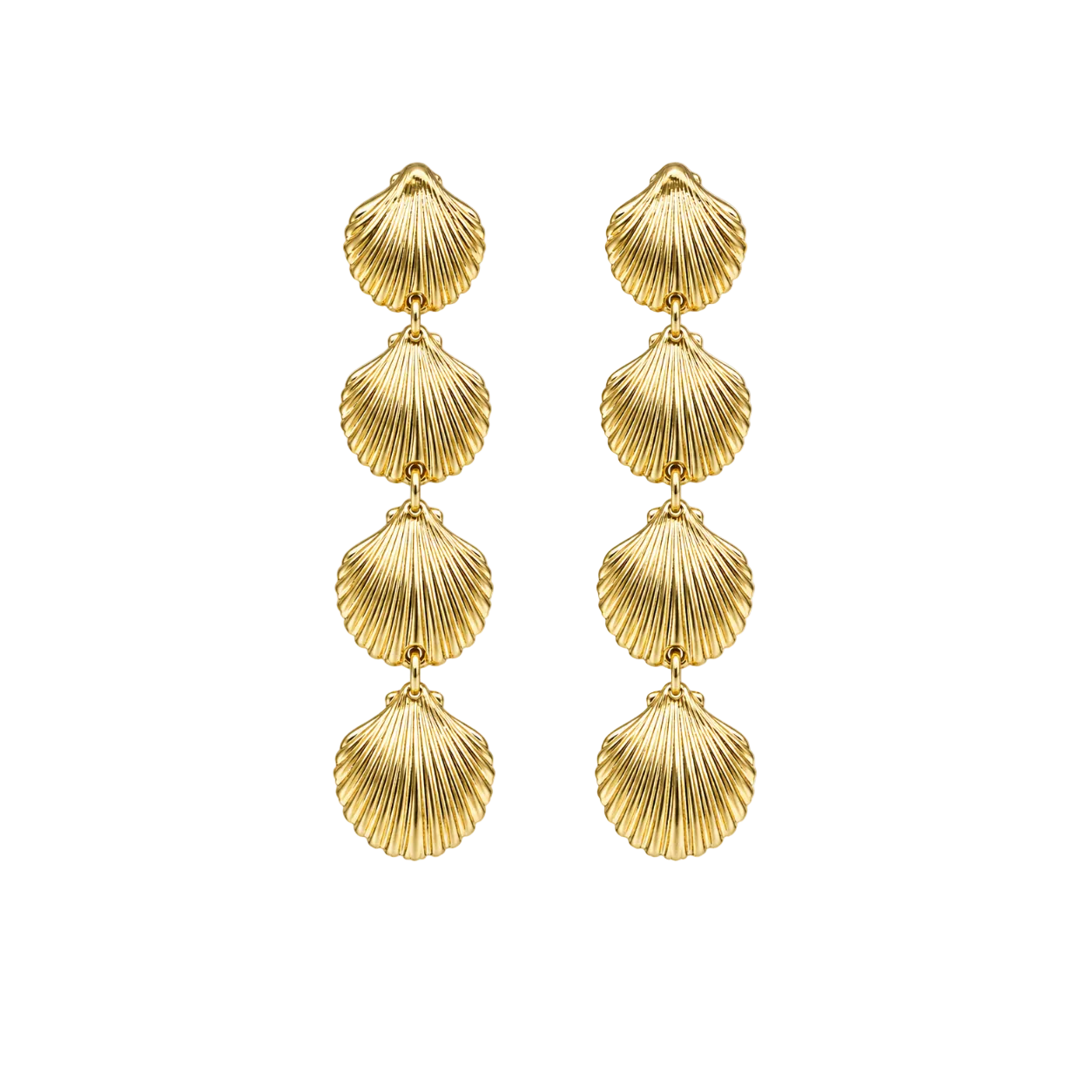 Ocean Currency Earring in Gold