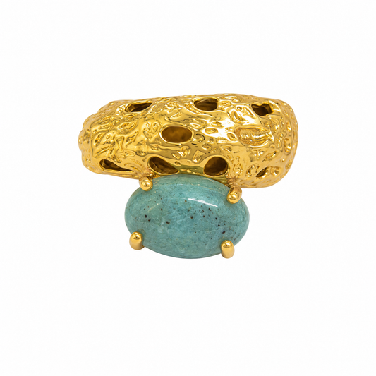 Capri Luna Amazonite Ring