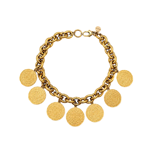 Capri Medallion Collar Necklace