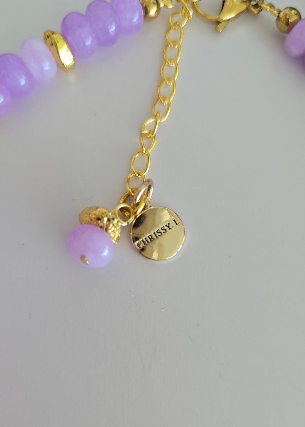 Lilac Soleil Shell Necklace