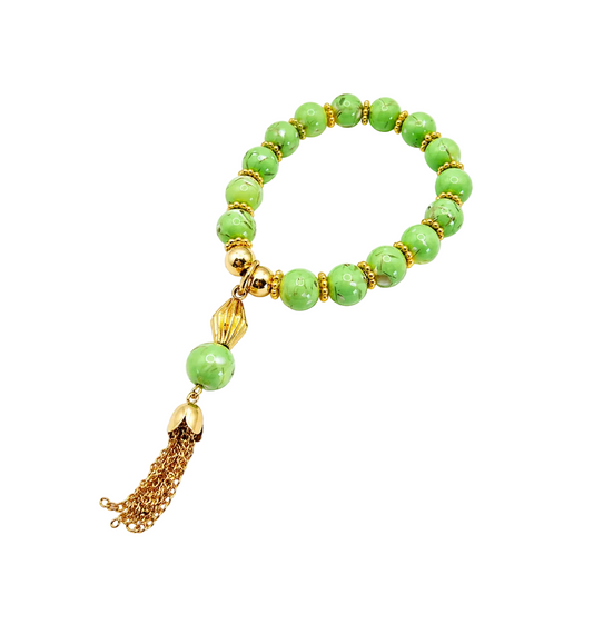 Cruz Charm Bracelet Pistachio