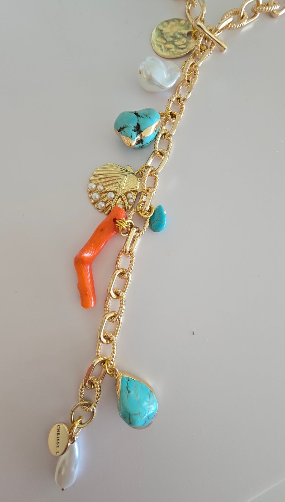 Riviera Talisman Long Charm Necklace