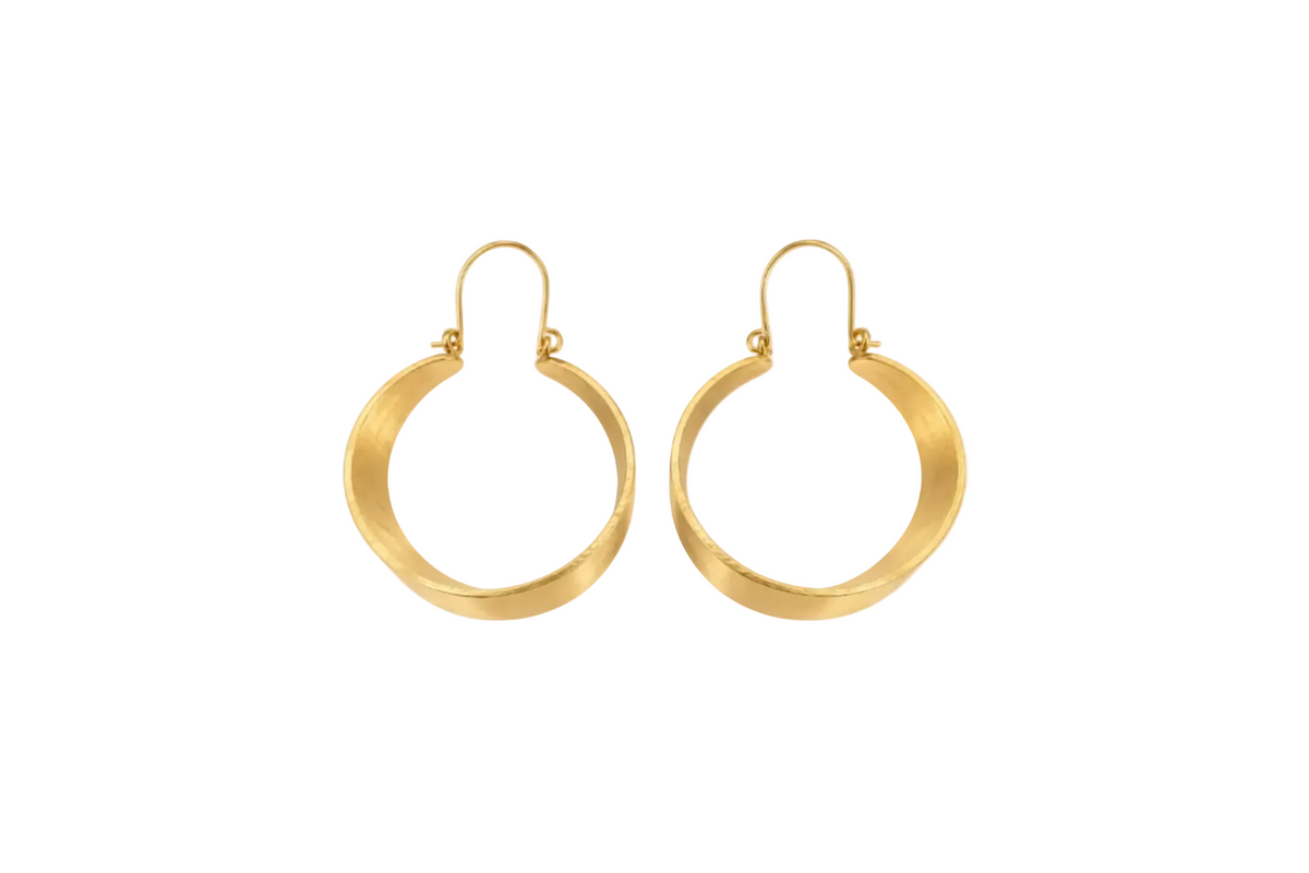 Gypsy Gold Hoop Earrings