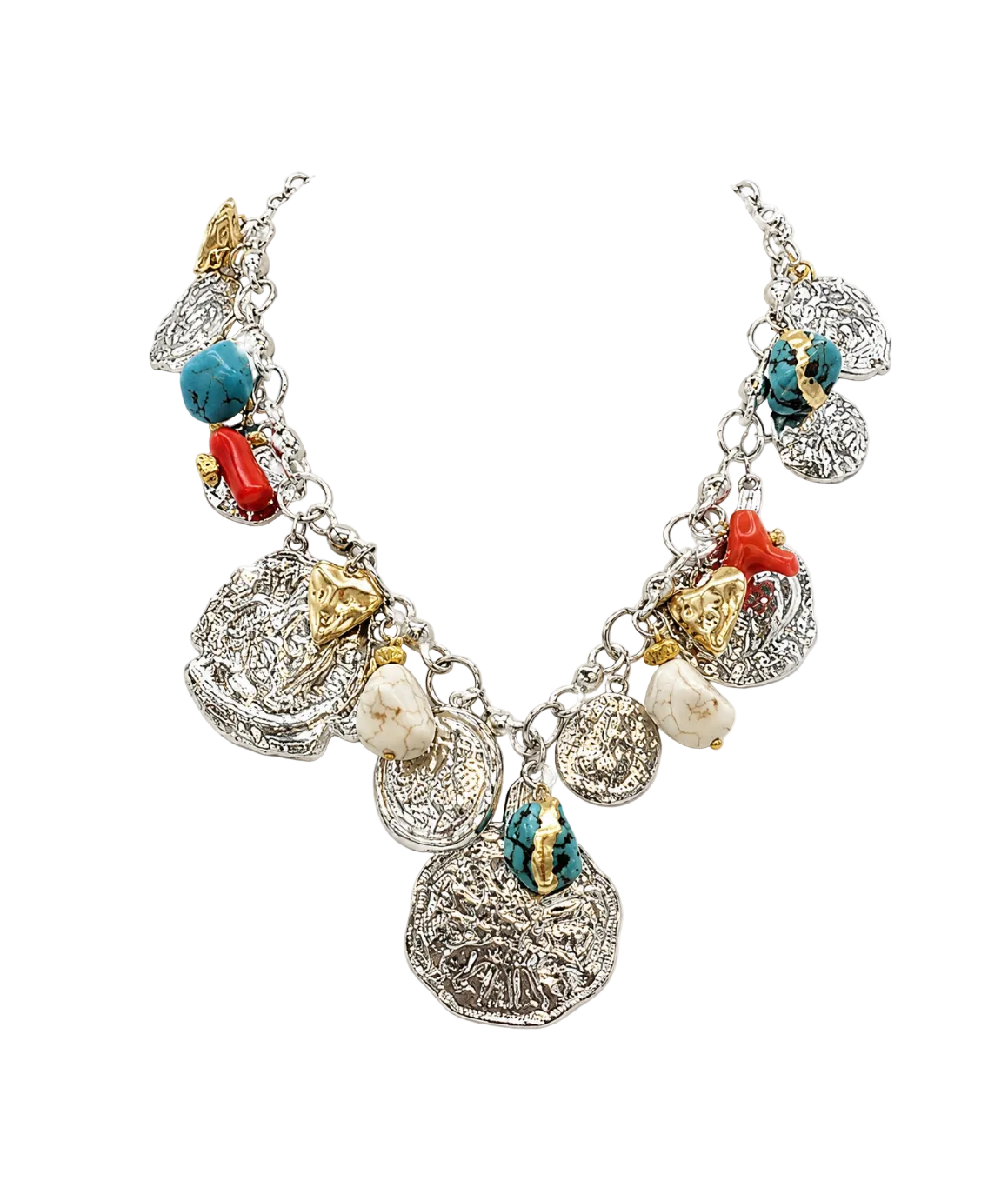 Capri Treasure Necklace Silver