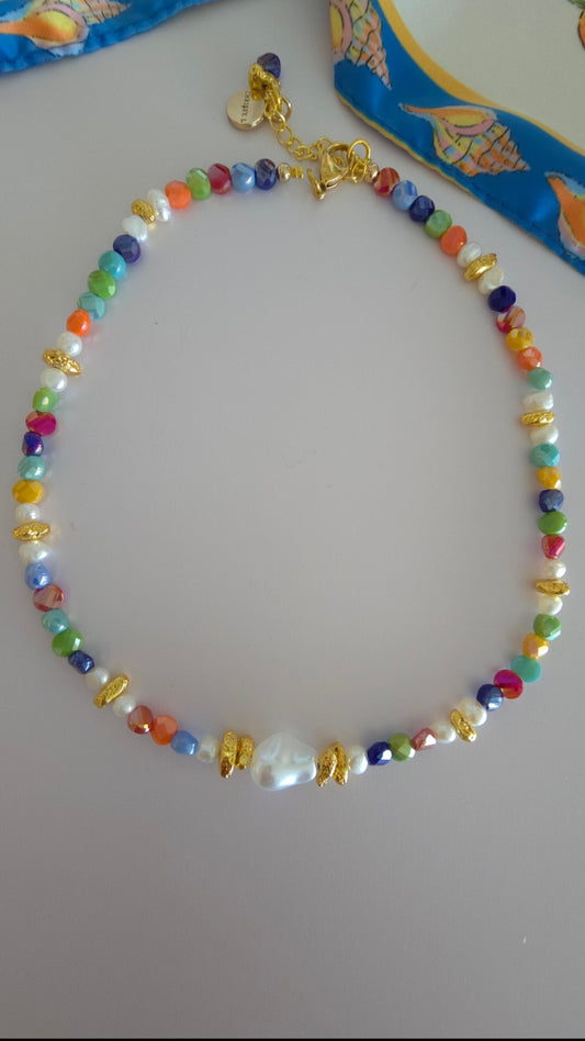 Portofino Confetti Mixer Necklace