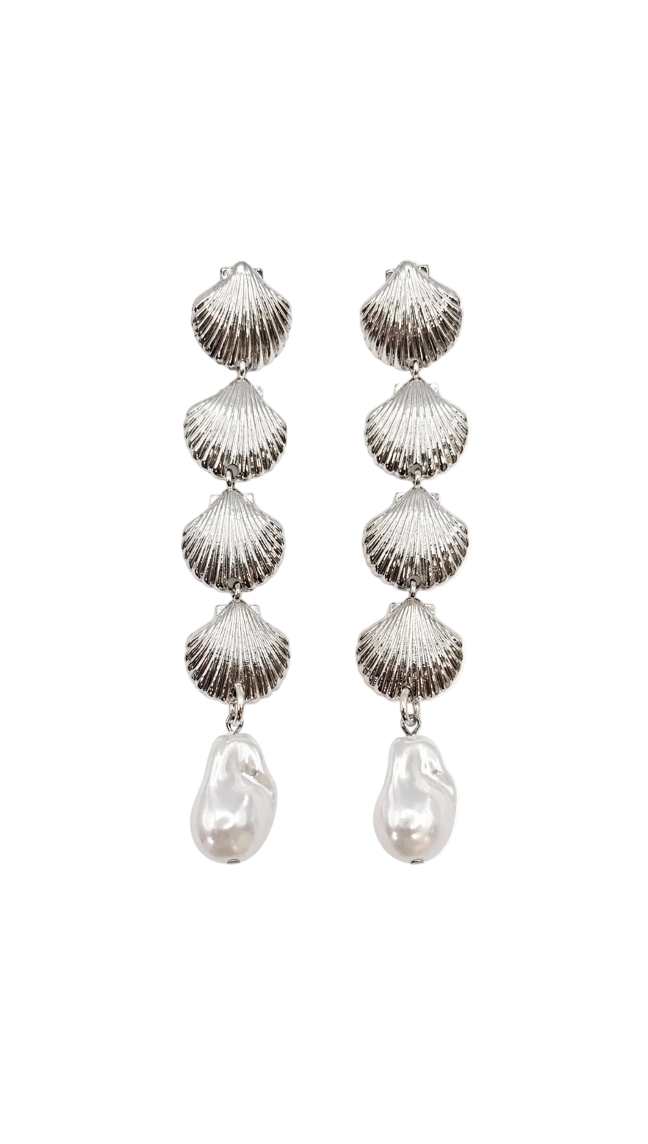 Isola Shell Pearl Earrings