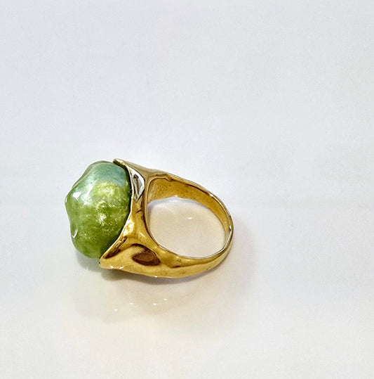 Martini Mode Ring Olive