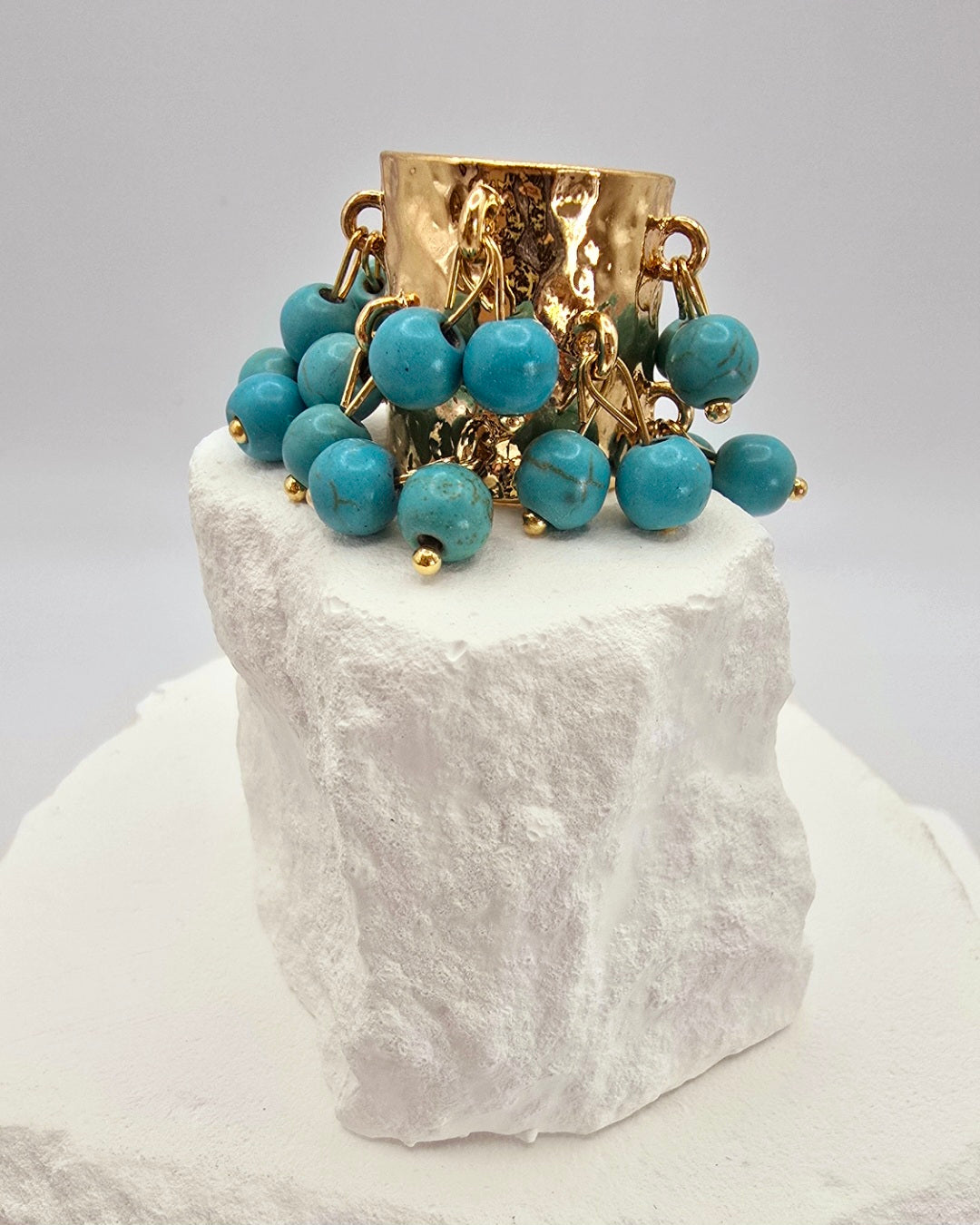 Disco Turquoise Ring