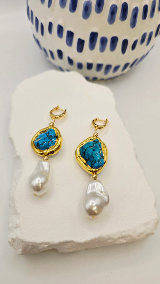 Amalfi Turquoise Drop Earring