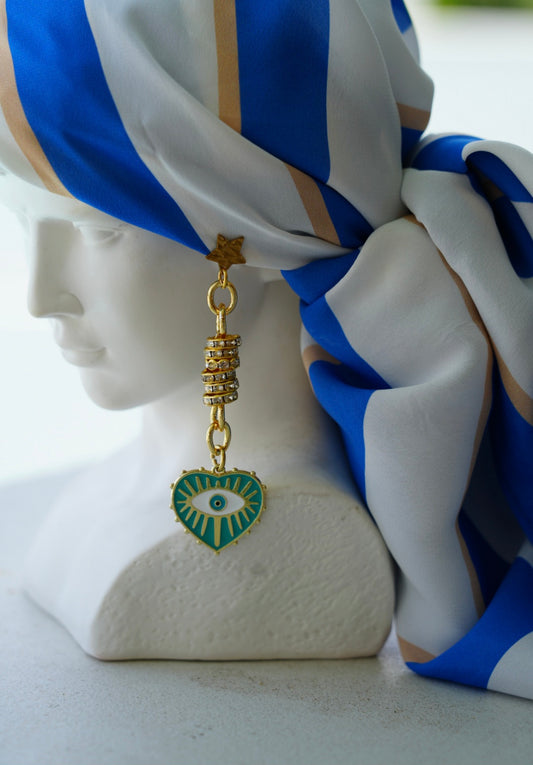 Aegean Eve Heart Protection Earrings