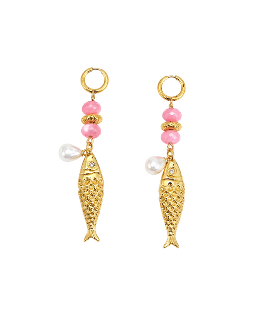 Sea Confetti Fish Earring