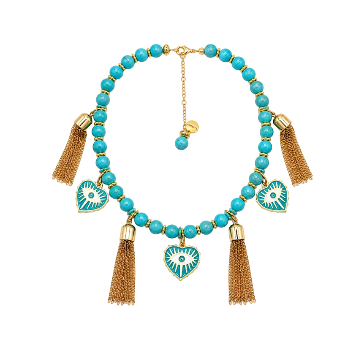 Eye Talisman Tassel Necklace