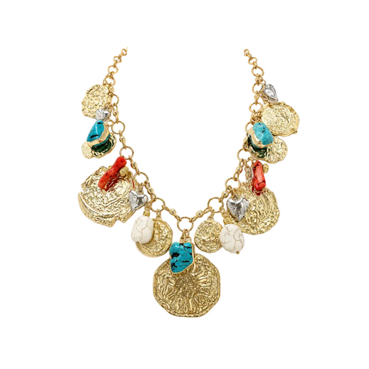 Capri Treasure Necklace Gold