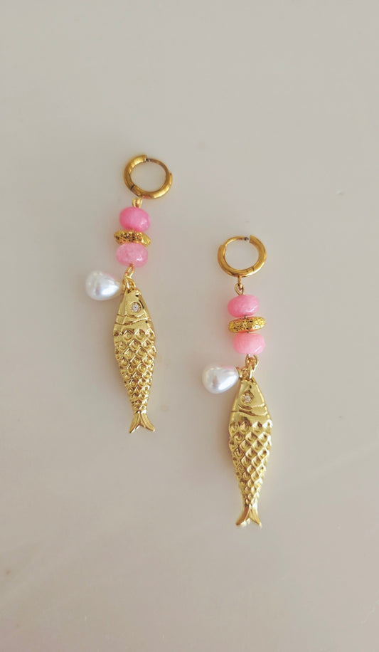 Sea Confetti Fish Earring