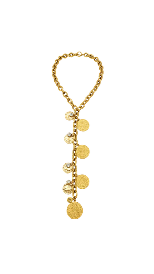 Capri Medallion Cascade Necklace