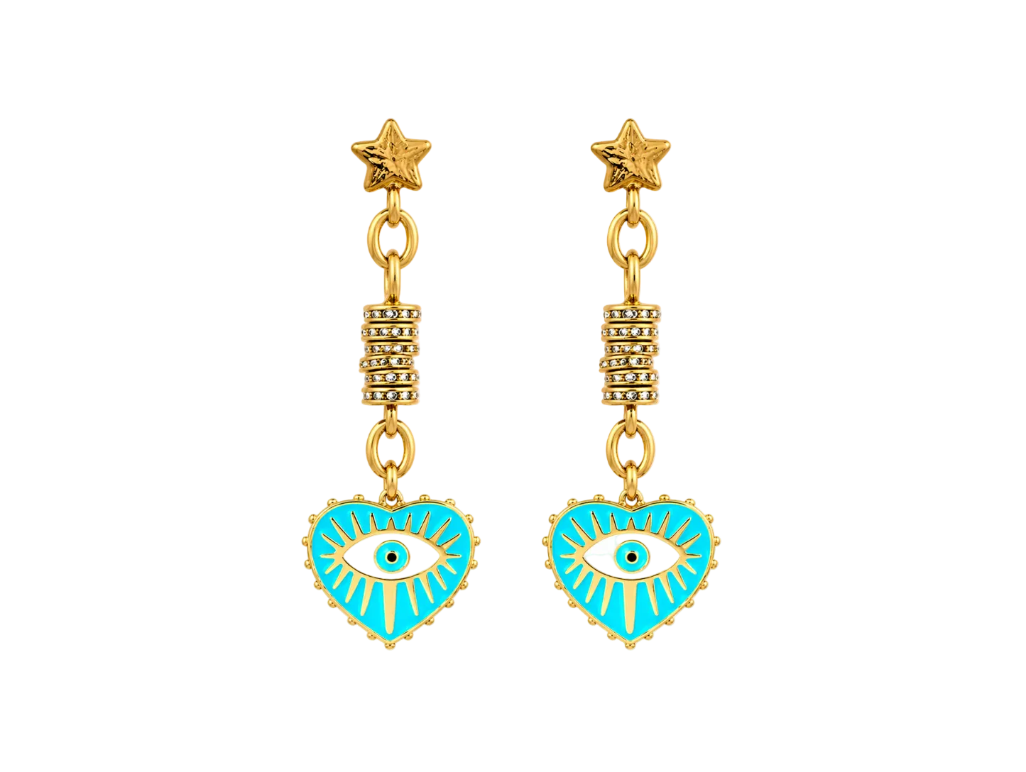 Aegean Eve Heart Protection Earrings