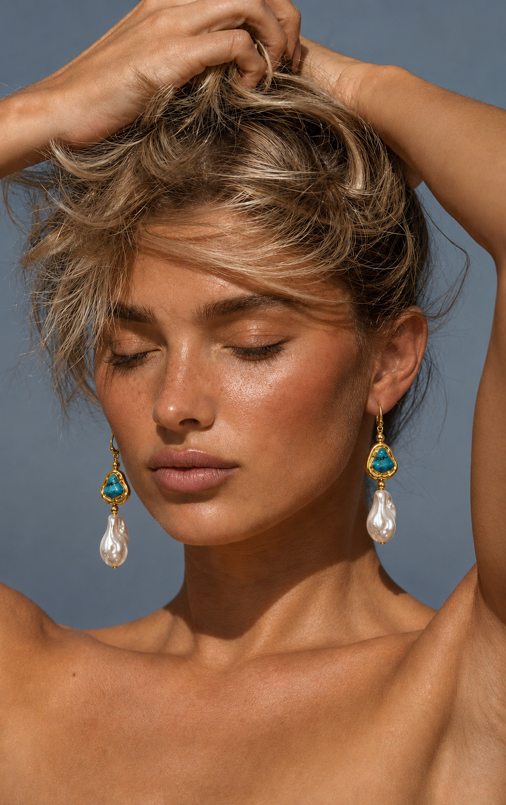 Amalfi Turquoise Drop Earring Mini