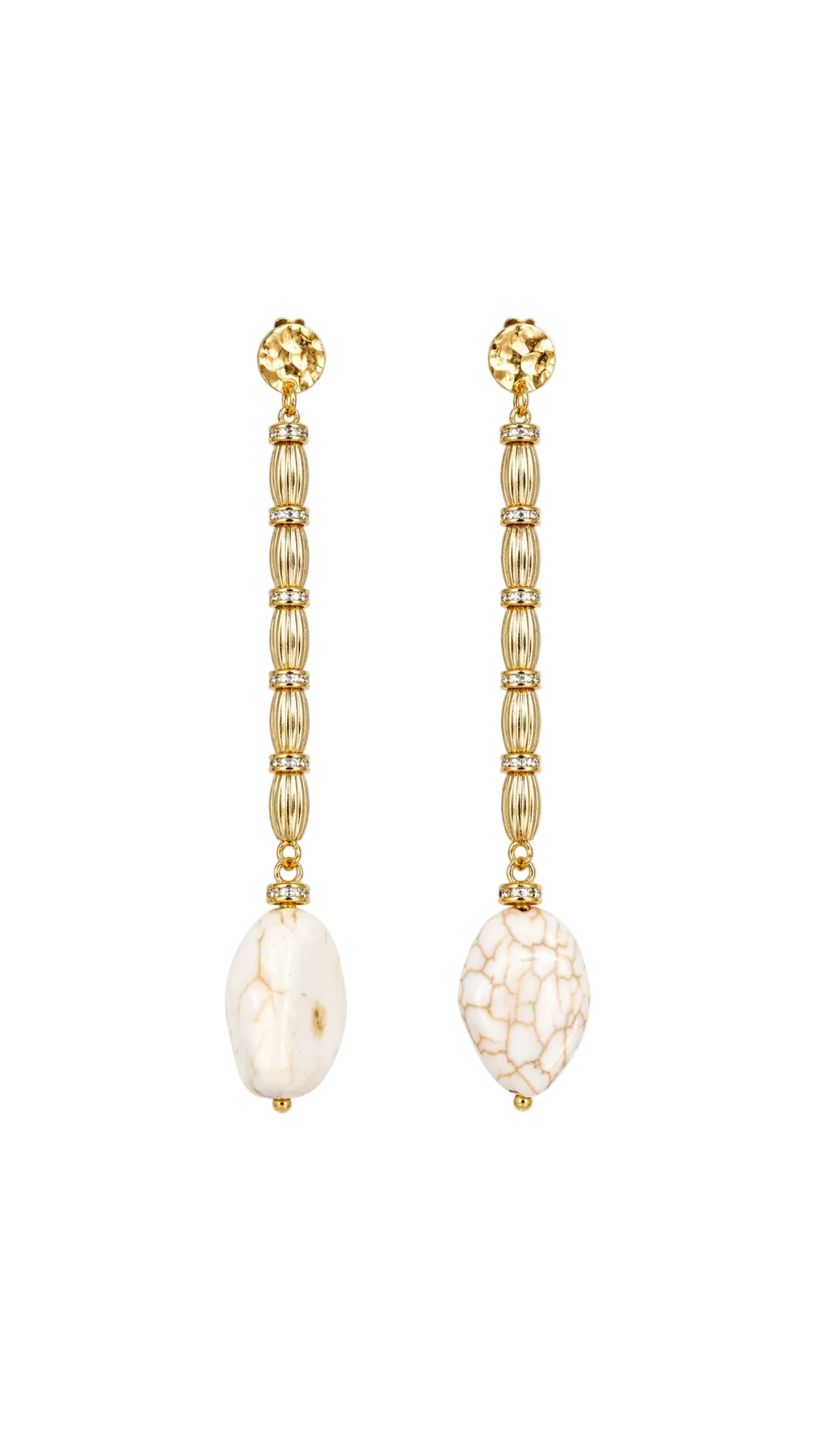 Amalfi Ivory Column Earrings